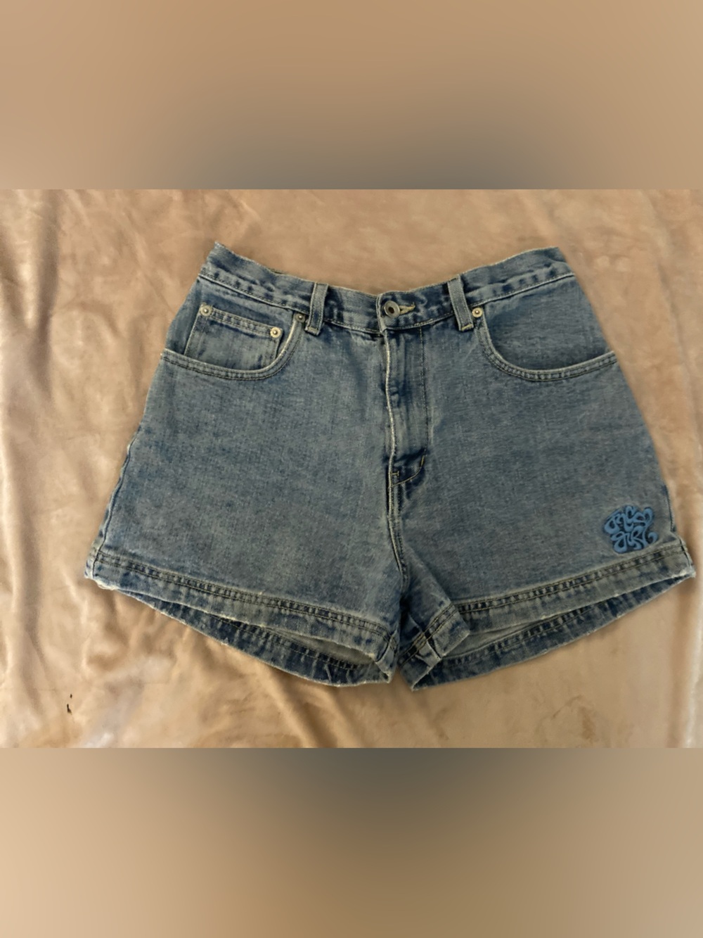 Bliss Blue Denim Jean Shorts